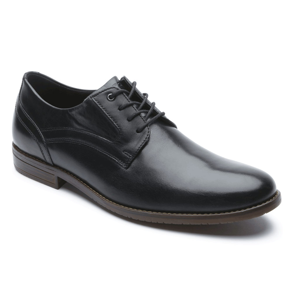 Rockport Oxfords Herre Svart - Style Purpose 3 Plain Toe - ATDH52368